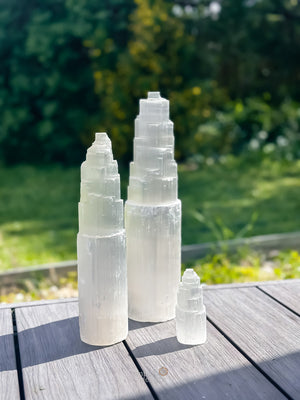 Selenite Tower - Medium (20cm)