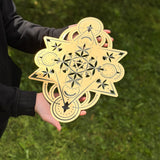 Crystal Starseed - Wooden Laser Cut Mandala