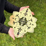 Rainbow Starseed - Wooden Laser Cut Mandala