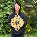 Rainbow Starseed - Wooden Laser Cut Mandala