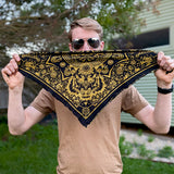 Resurgence Tiger Bandana - Black and Gold