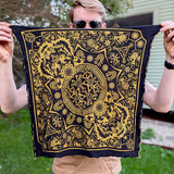 Resurgence Tiger Bandana - Black and Gold