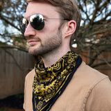 Resurgence Tiger Bandana - Black and Gold