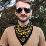 Resurgence Tiger Bandana - Black and Gold