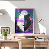 Wolf's Instinct - Classic Print No Glass Frame