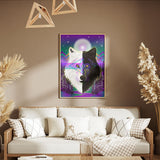 Wolf's Instinct - Classic Print No Glass Frame