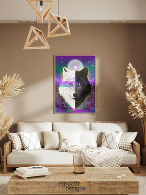 Wolf's Instinct - UV Print No Glass Frame