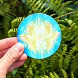 I SEE YOU Angel Seraph Holographic Sticker