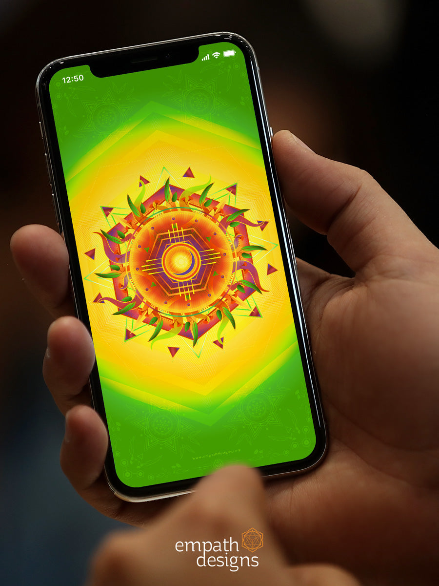 Summer Solstice Digital Wallpaper