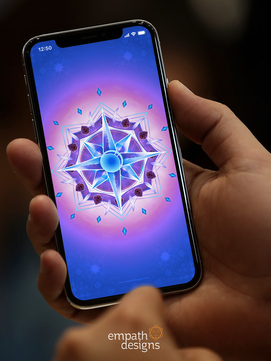 Winter Solstice Digital Wallpaper