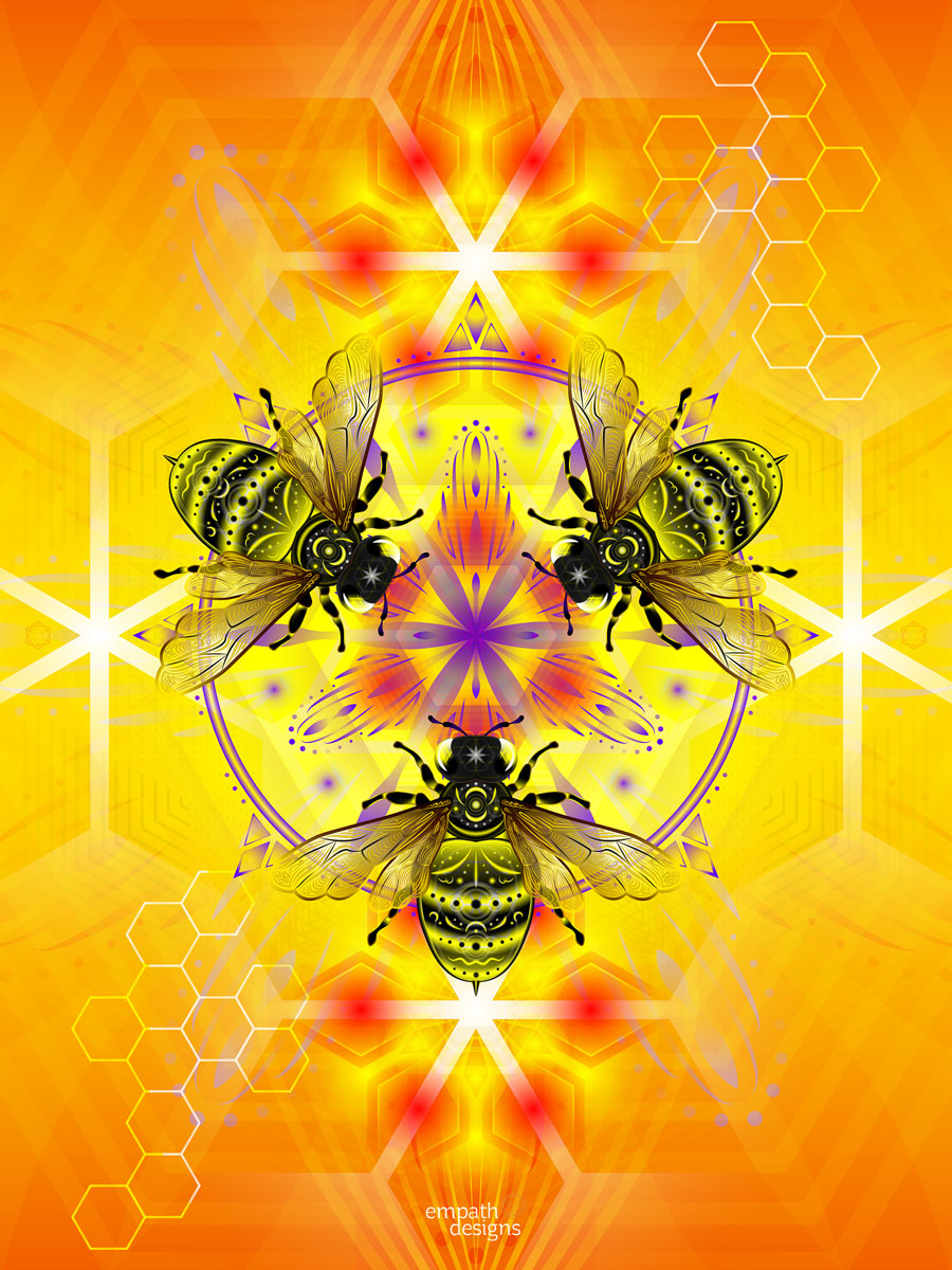 Bee-luminate - Fine Art Print