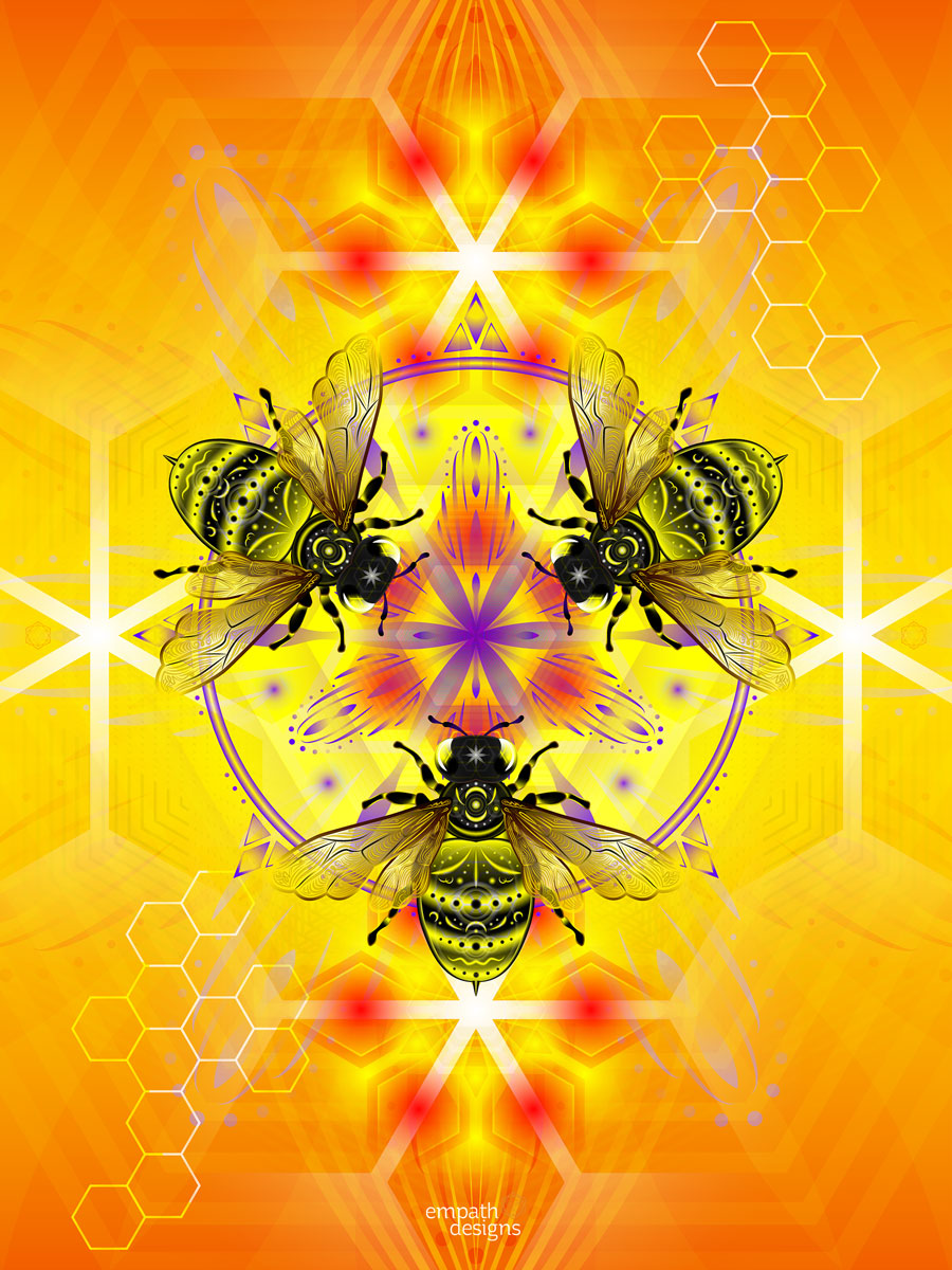 Bee-luminate Print