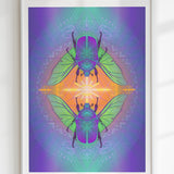 Scarab Connection - Fine Art Paper Print