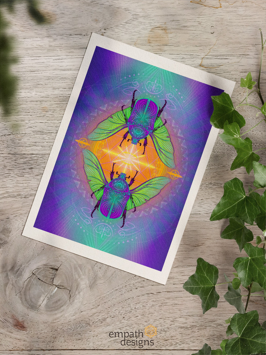 Scarab Connection - Fine Art Print