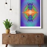 Scarab Connection - Fine Art Paper Print