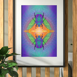 Scarab Connection - Fine Art Paper Print