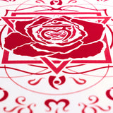 Red Rose - Paper Screen Print