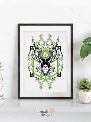 Blackbuck Antelope Prints Empath Designs 