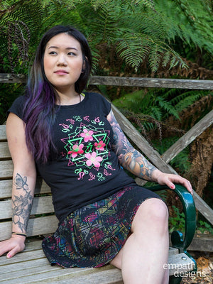 Cherish - Women's Bamboo T-shirt Apparel Empath Designs 