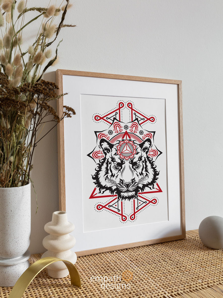 Bengal Tiger - Paper Screen Print