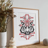 Bengal Tiger - Paper Screen Print
