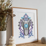 Spectacled Cobra - Paper Screen Print