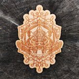 Wood Sticker - Hawksbill Turtle