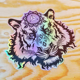 Ignite Tiger Holographic Sticker