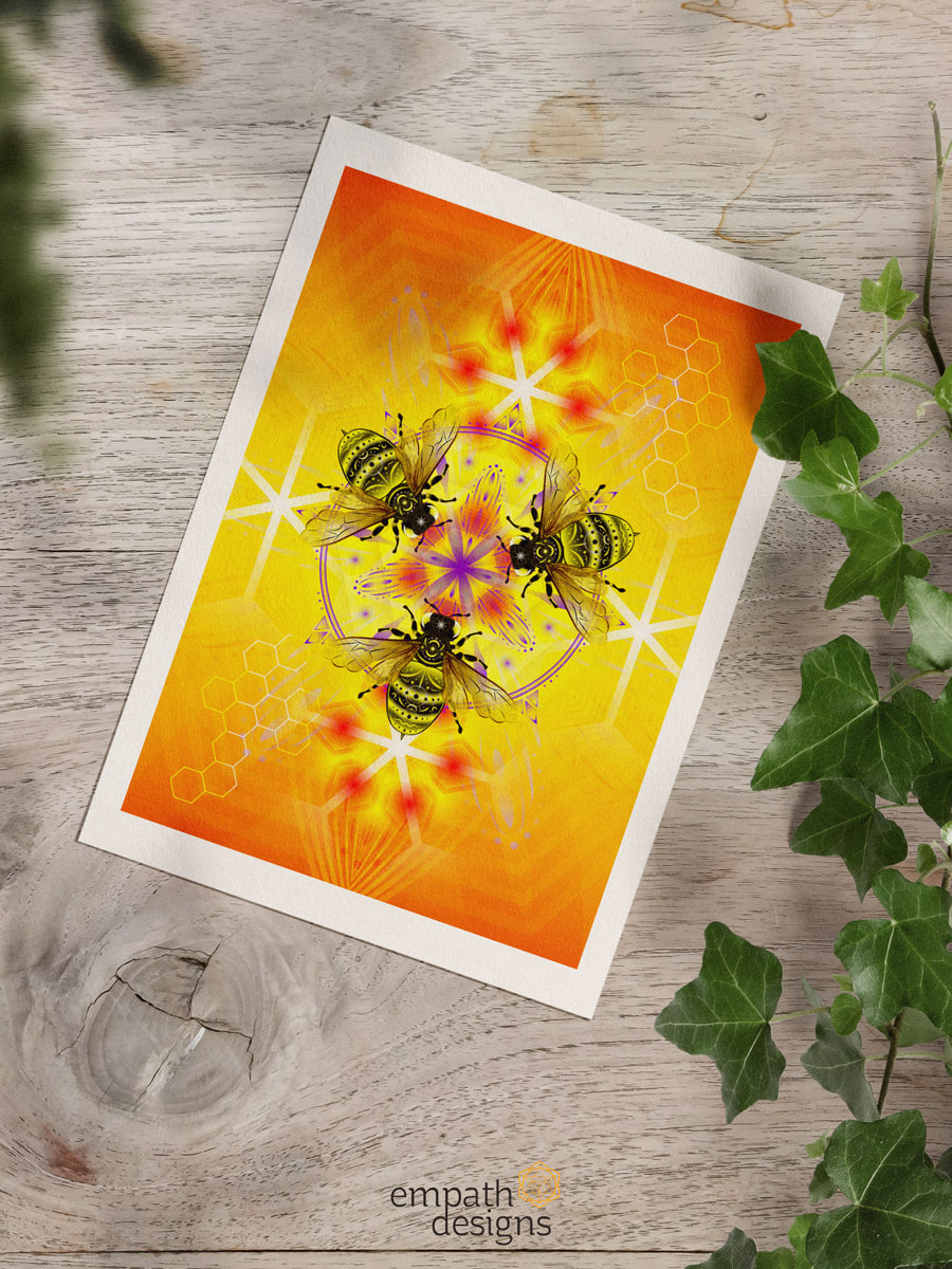 Bee-luminate - Fine Art Print