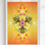 Bee-luminate - Fine Art Paper Print