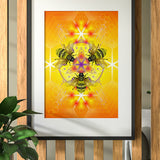 Bee-luminate - Fine Art Paper Print