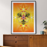 Bee-luminate - Fine Art Paper Print