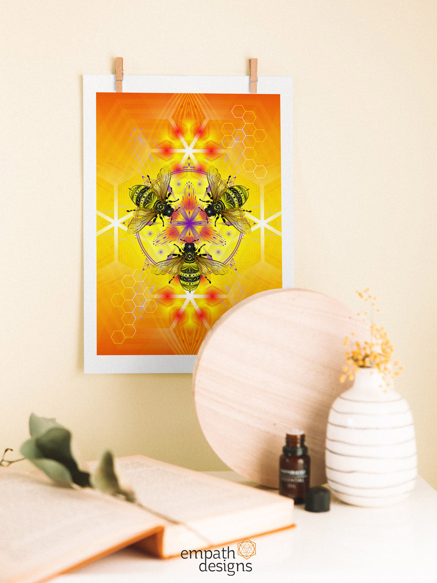 Bee-luminate - Fine Art Print