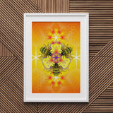 Bee-luminate - Fine Art Paper Print