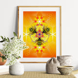 Bee-luminate - Fine Art Paper Print