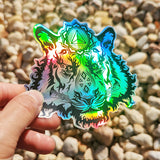 Ignite Tiger Holographic Sticker