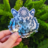 Ignite Tiger Holographic Sticker