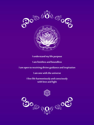 Lotus Crown Chakra - Harmony Meditation Art Kit / Gift Set