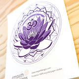 Lotus Sticker
