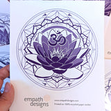 Lotus Sticker