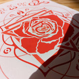 Red Rose - Paper Screen Print