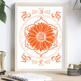 Gerbera - Paper Screen Print