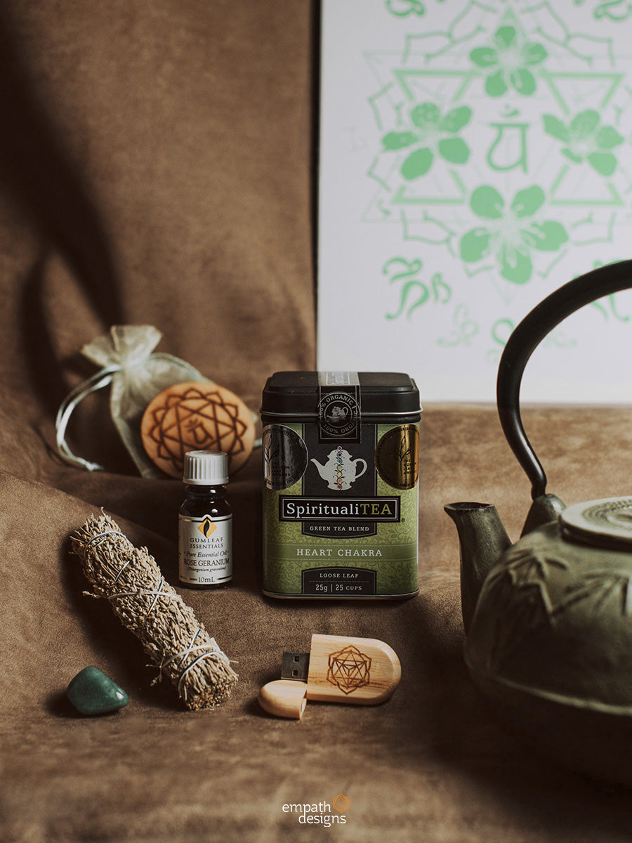 Heart Chakra Self-Compassion Meditation Ritual Kit