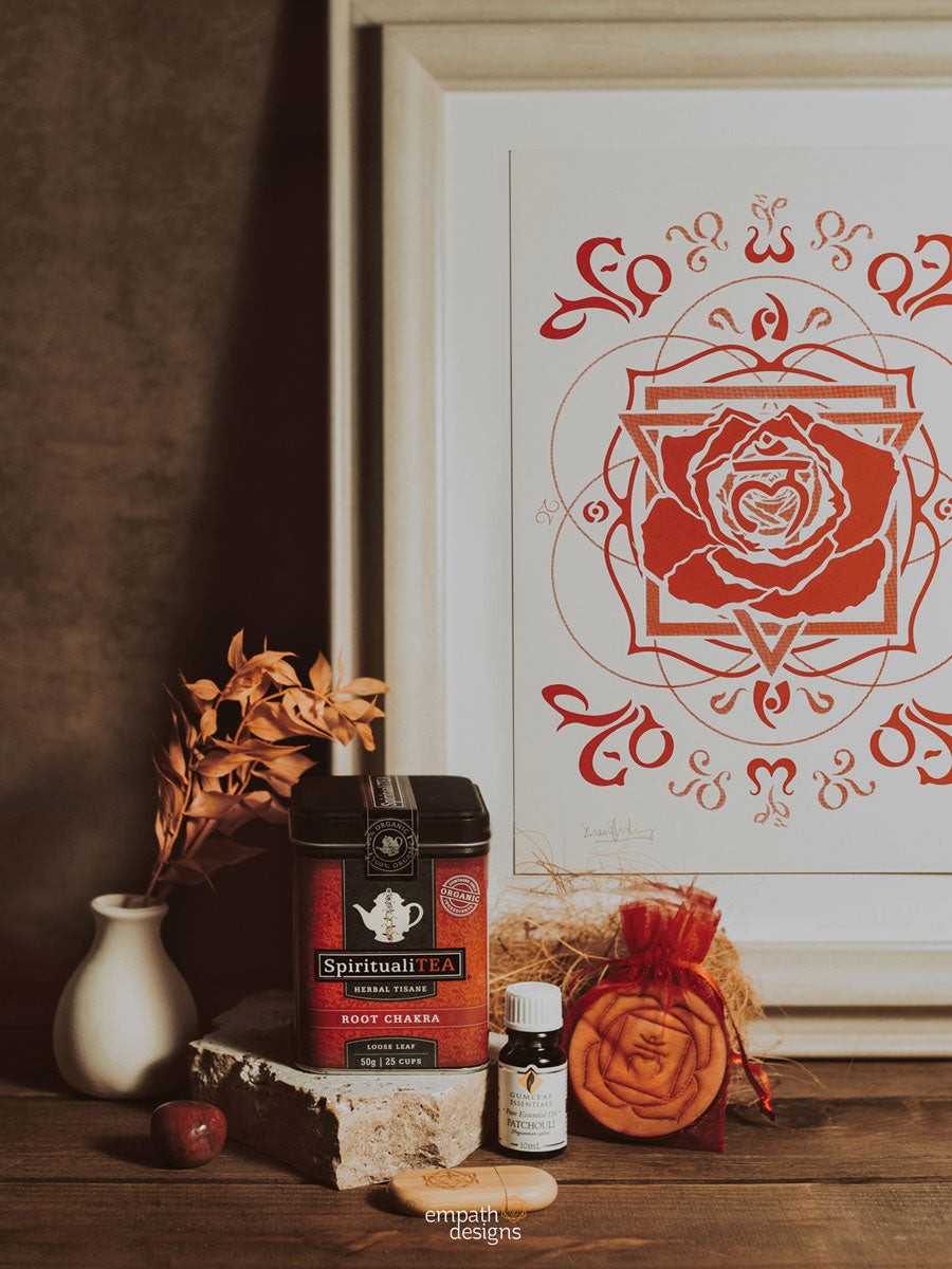 Root Chakra Grounding Meditation Art Experience