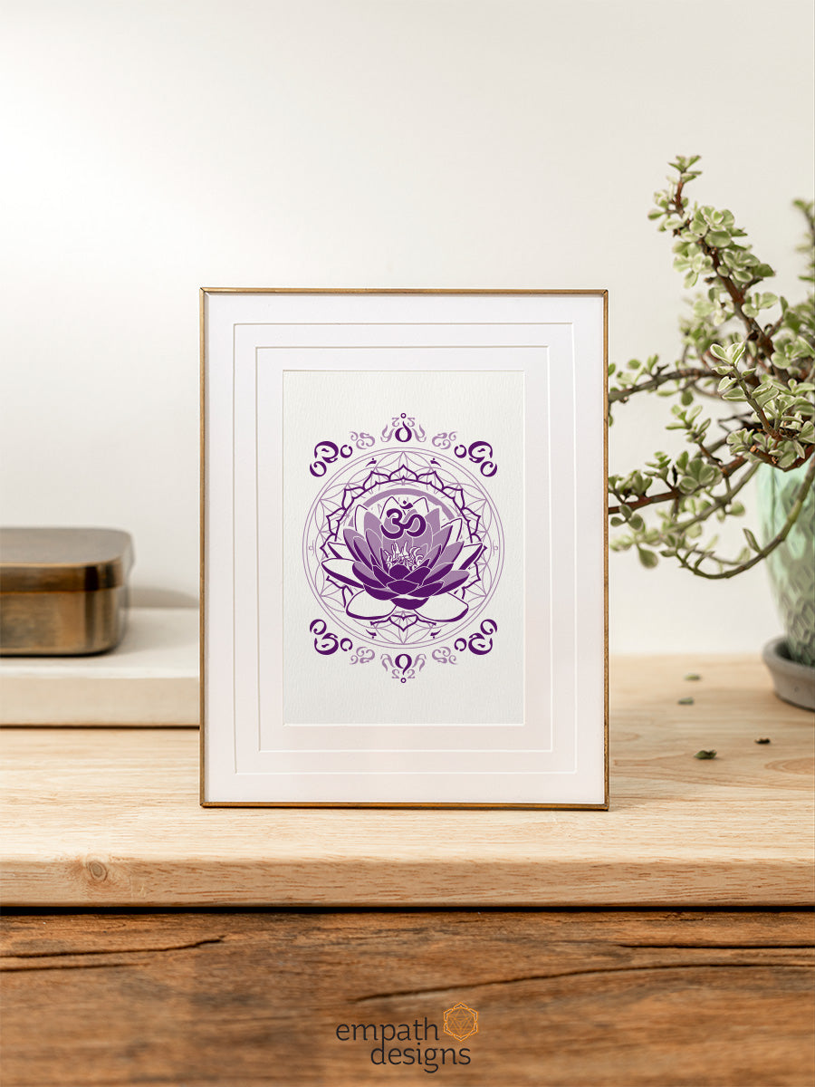 Lotus - Paper Screen Print