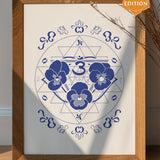Pansy - Paper Screen Print