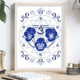 Pansy - Paper Screen Print