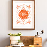 Gerbera - Paper Screen Print