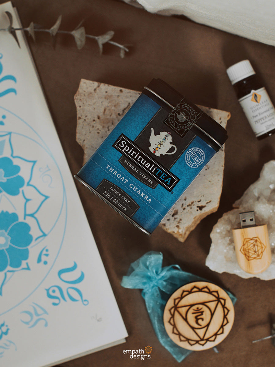Throat Chakra Expression Meditation Ritual Kit