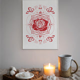 Red Rose - Paper Screen Print